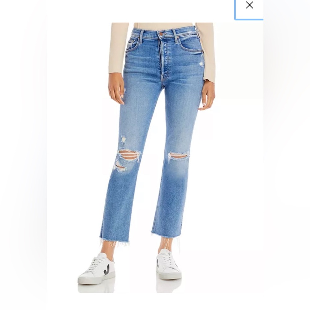 Mother Denim Tripper Ankle Fray